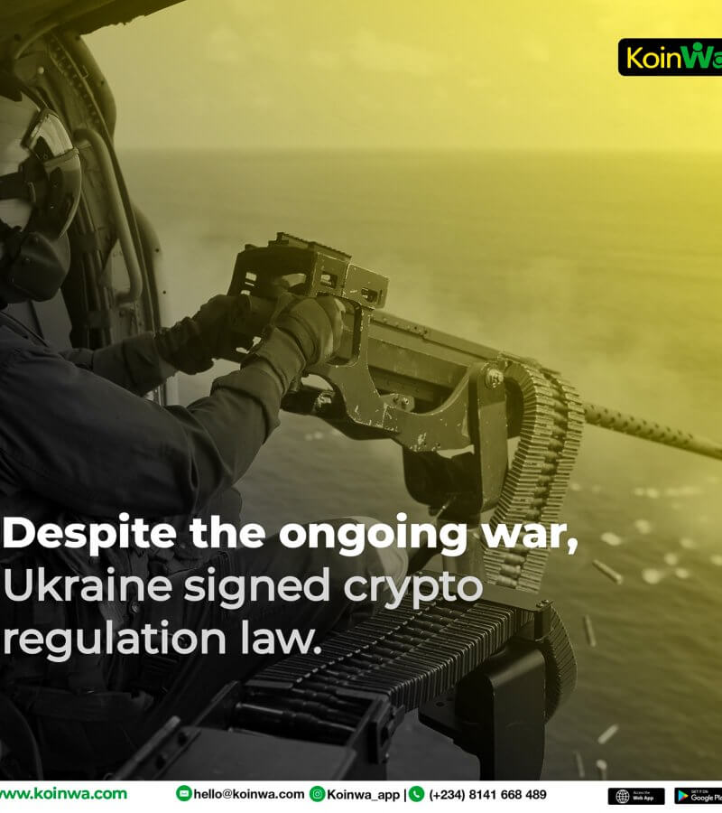 Despite the ongoing war, Ukraine signed crypto regulation law