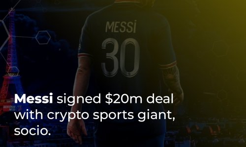 Messi signed $20m deal with crypto sports giant, Socios