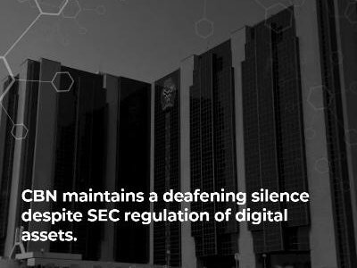 CBN maintains a deafening silence despite SEC regulation of digital assets