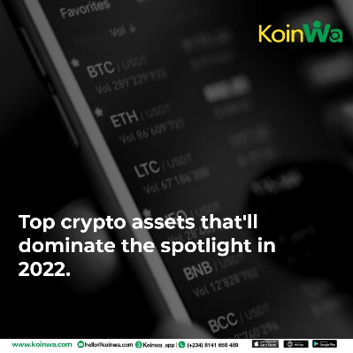 Top crypto assets that’ll dominate the spotlight in 2022