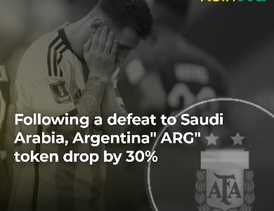 Following a defeat to Saudi Arabia, Argentina “ARG” token dropped by 30%